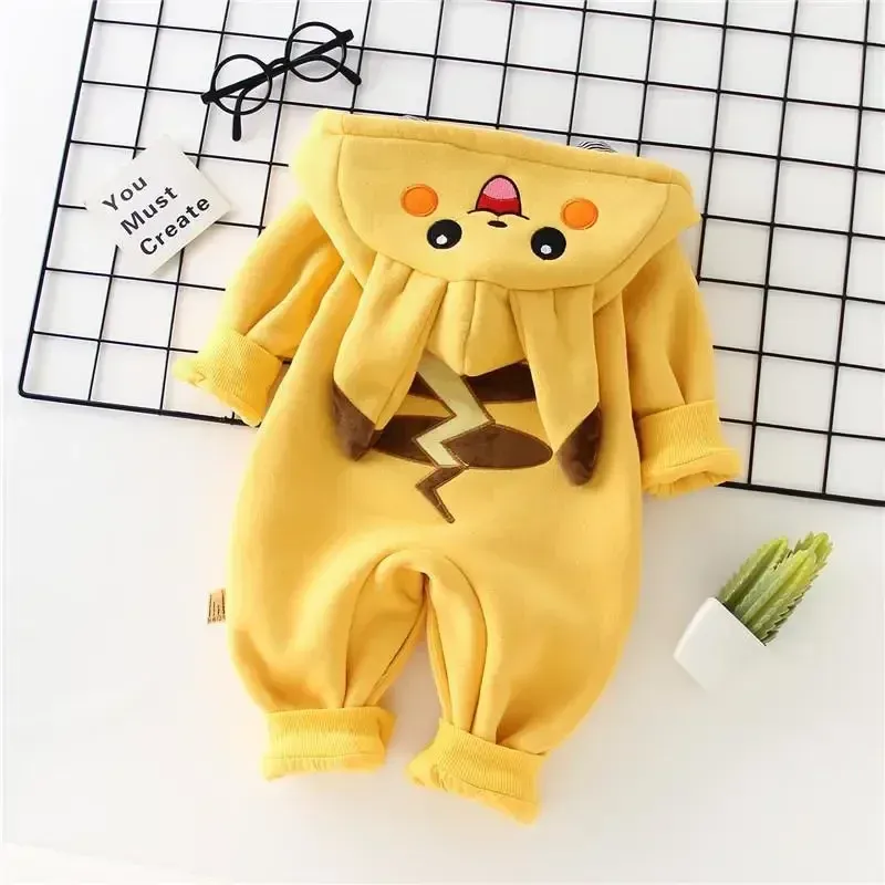 Winter Clothing For Toddlers - New Cute Cartoon Pokemon Pikachu Baby