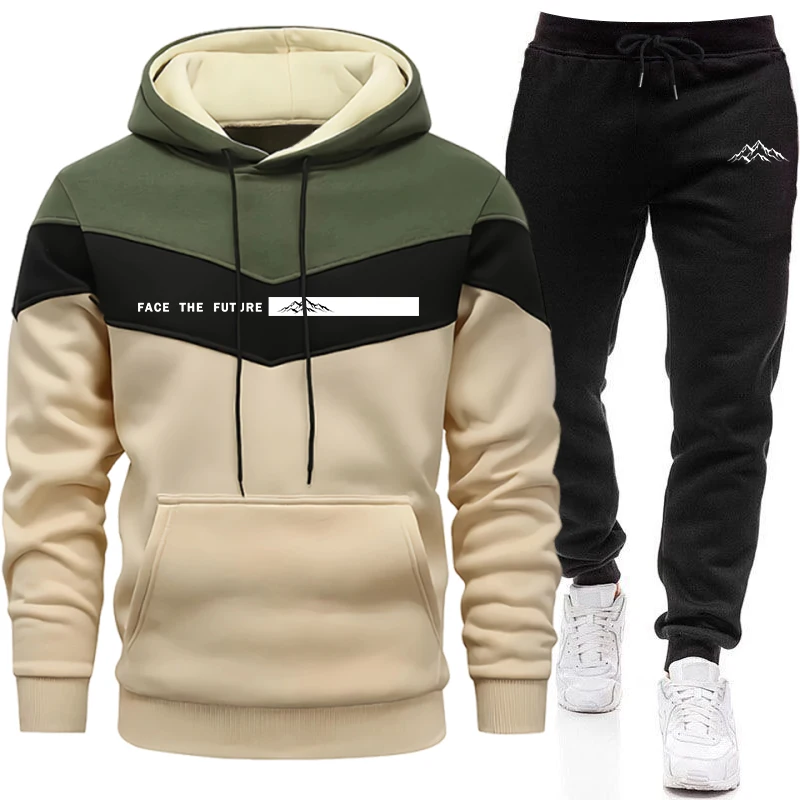 Winter Clothing Hoodie - New Men's Tracksuit Fall Winter Casual