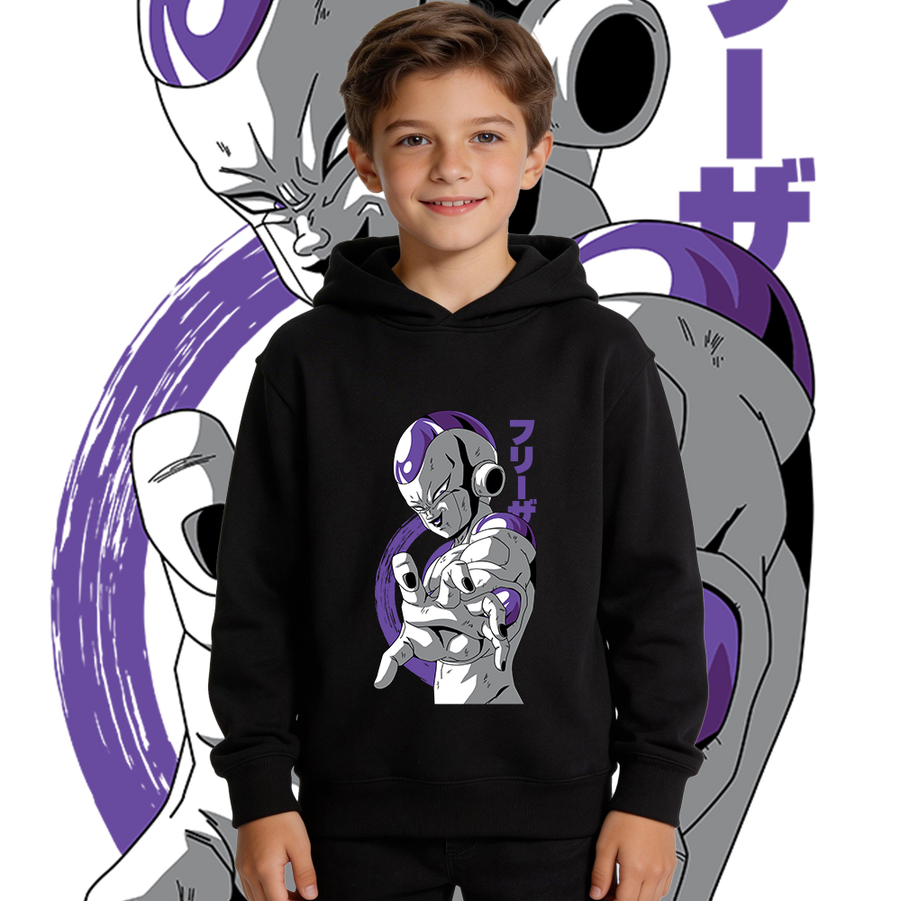 Winter Clothing Kids - Dbz Freezer Anime Print Boys Girls