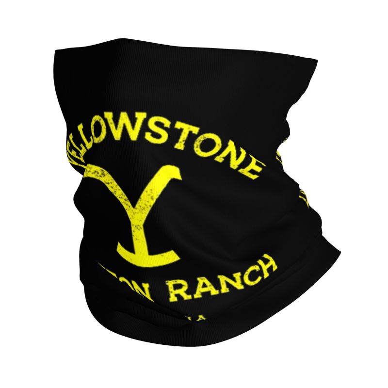 Yellowstone Dutton Ranch Print - مراجعة Neck Gaiter Fleece وسعره