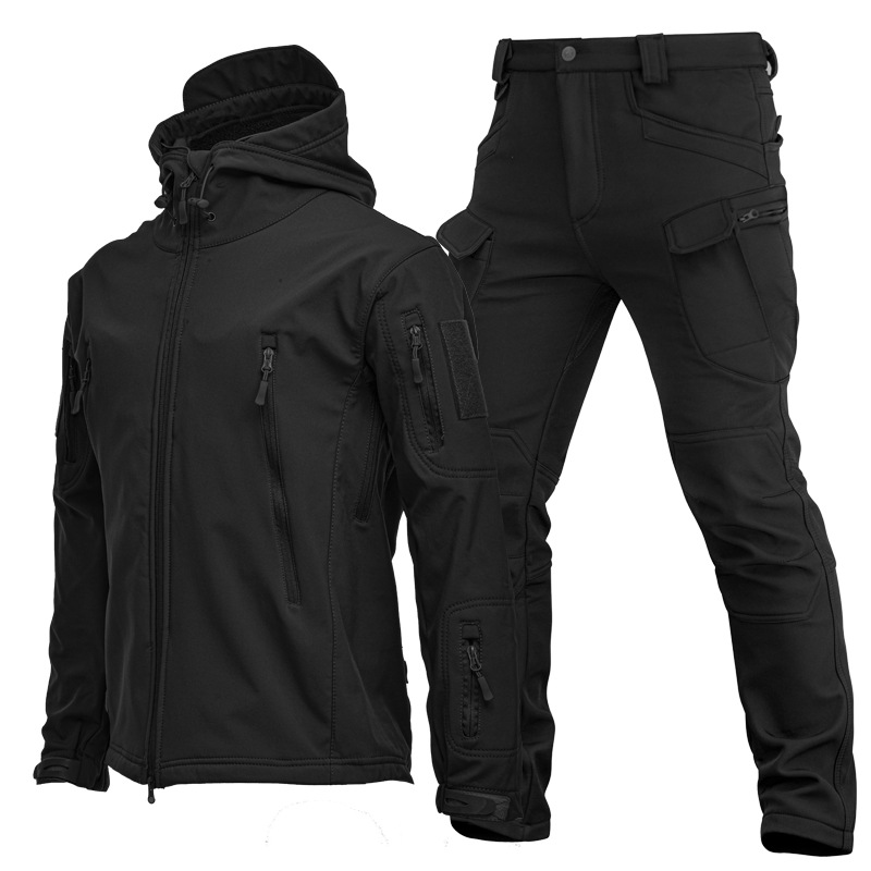 Mens Outdoor Shark Skin Softsh - مراجعة Windproof Jacket Softshell وسعره