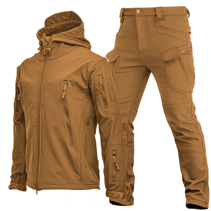 Mens Outdoor Shark Skin Softsh - مراجعة Windproof Jacket Softshell وسعره