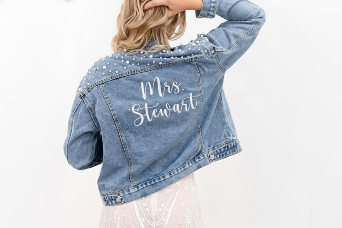Custom Embroidered Bride Denim - مراجعة Jacket Winter Clothing وسعره