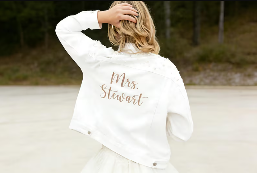 Custom Embroidered Bride Denim - مراجعة Jacket Winter Clothing وسعره