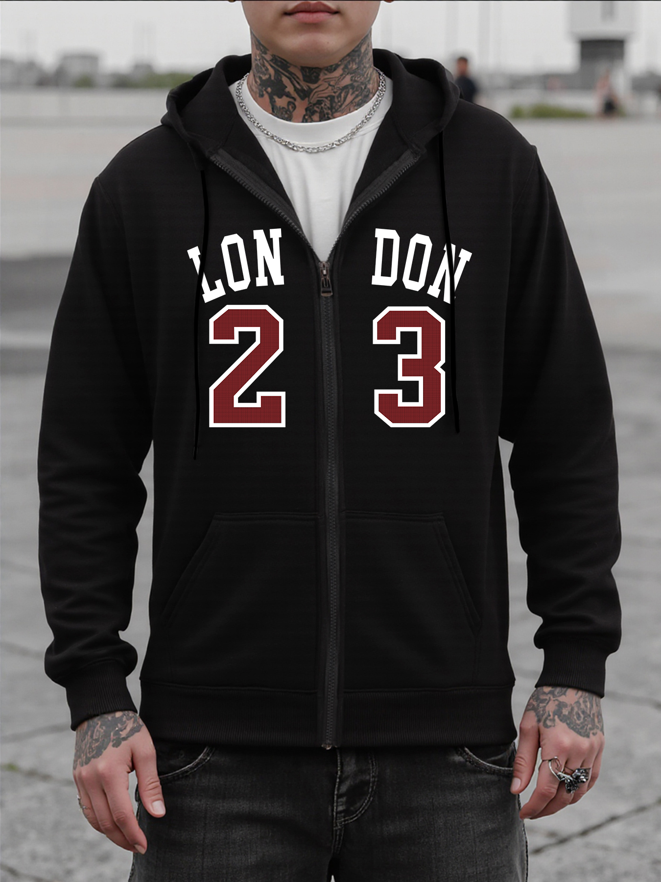 London Number 23 Printed Men Z - مراجعة Winter Clothing London وسعره