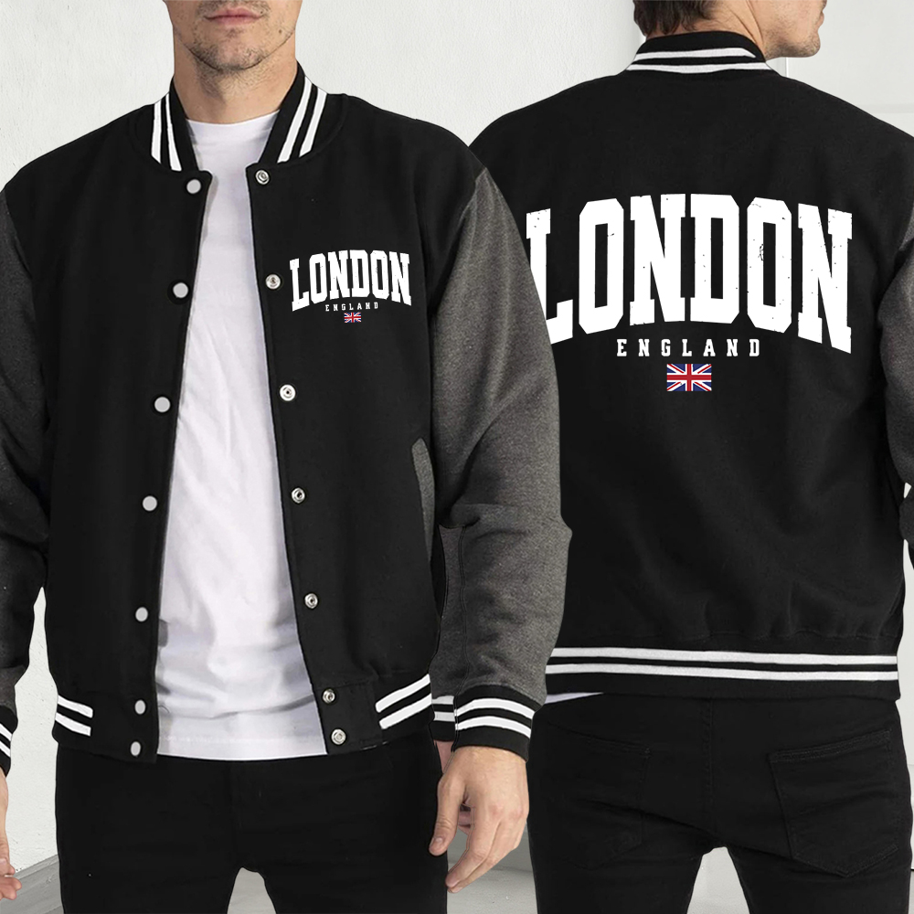 London England Flag Men Jacket - مراجعة Winter Clothing London وسعره