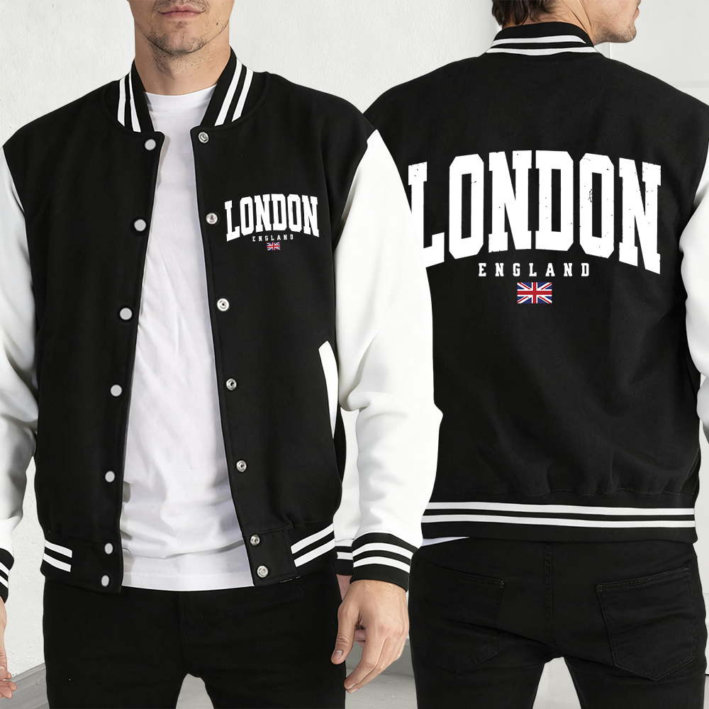 London England Flag Men Jacket - مراجعة Winter Clothing London وسعره