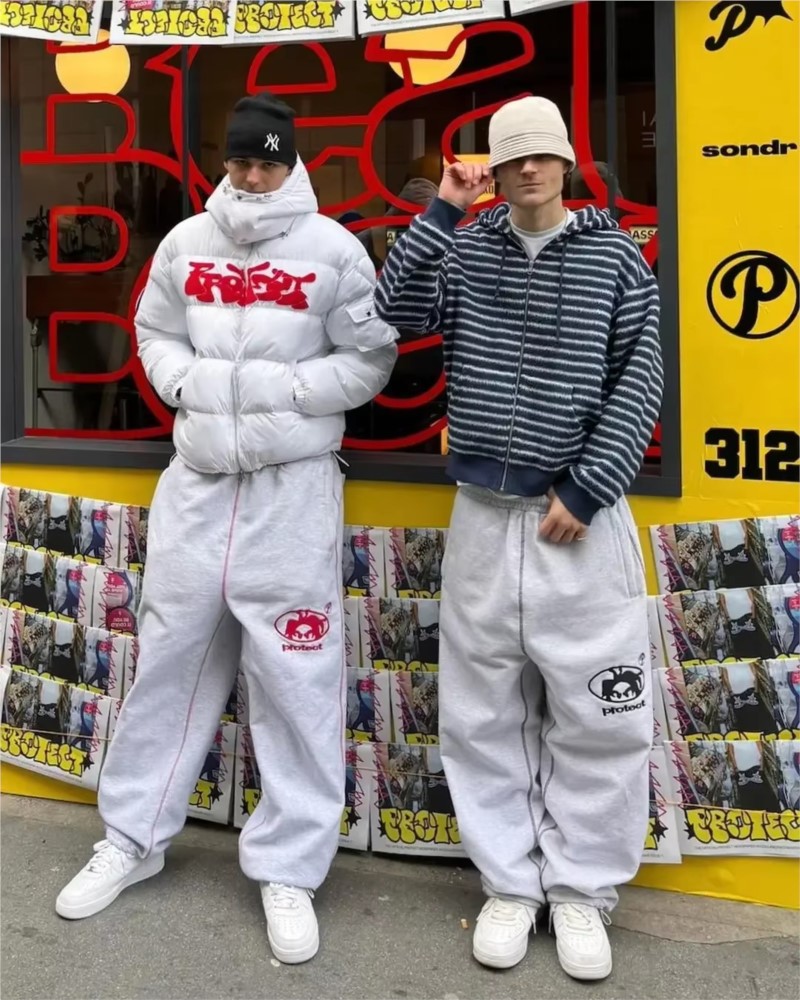 Man Embroidery Baggy Pants Car - مراجعة Winter Clothes Shop وسعره