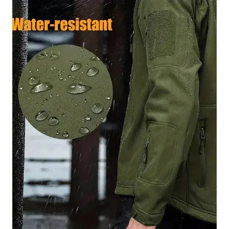 5XL 6XL Men's Russian Camoufla - مراجعة Windproof Jacket Softshell وسعره