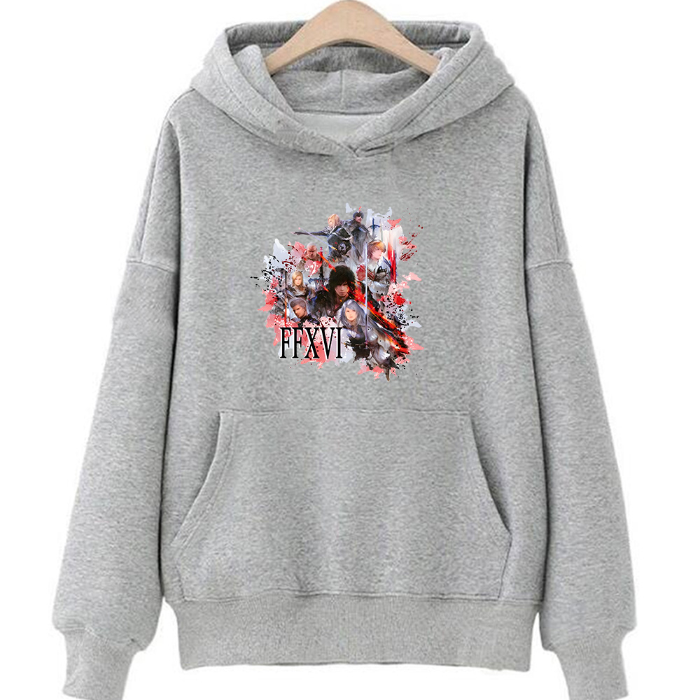 Sudaderas FINAL FANTASY XVI Ho - مراجعة Winter Clothing Drawing وسعره