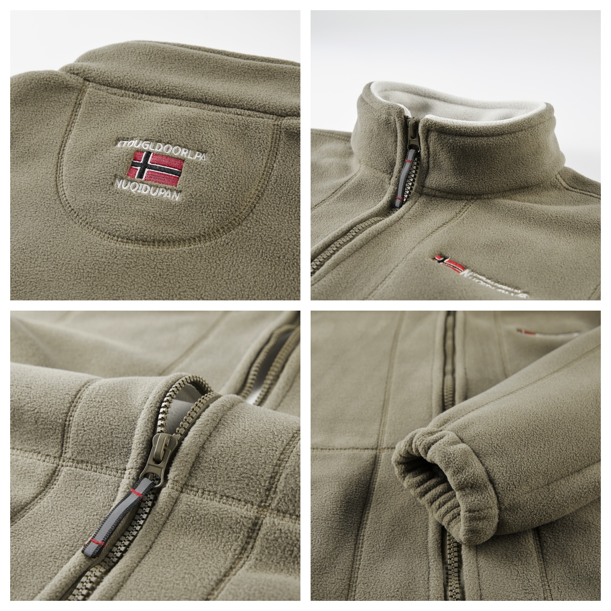 Thickened Fleece Double-sided  - مراجعة Winter Clothing Norway وسعره