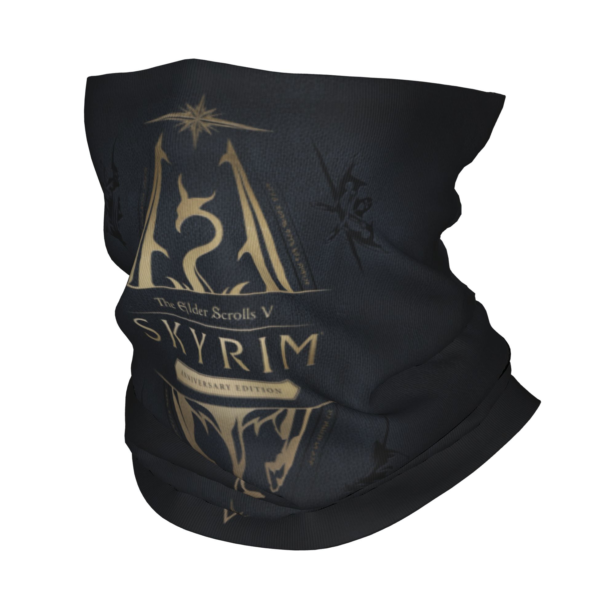 Custom Skyrim Logo Bandana Win - مراجعة Neck Gaiter Fleece وسعره