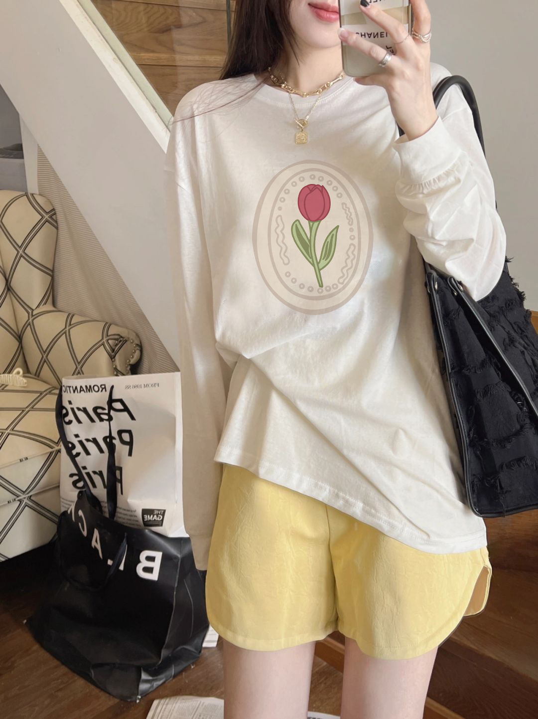 Women'S Sweat-Shirts Vintage C - مراجعة Yellow Winter Clothing وسعره