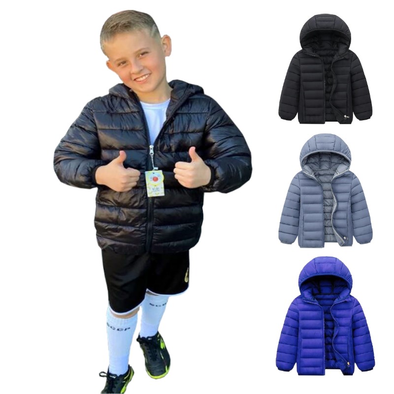 Hooded Lightweight Down Jacket - مراجعة Winter Clothing For Toddlers وسعره