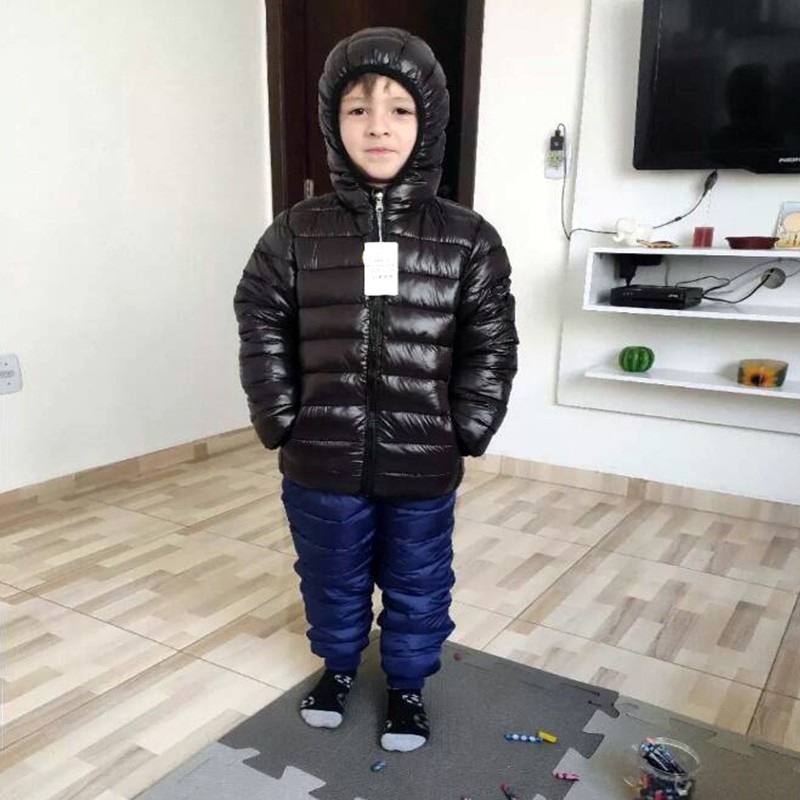 Hooded Lightweight Down Jacket - مراجعة Winter Clothing For Toddlers وسعره