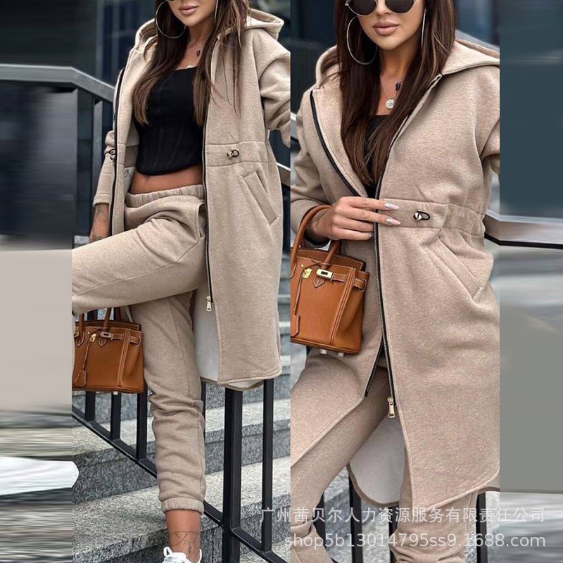 Women's Hooded Zipper Irregula - مراجعة Winter Clothing Kit وسعره