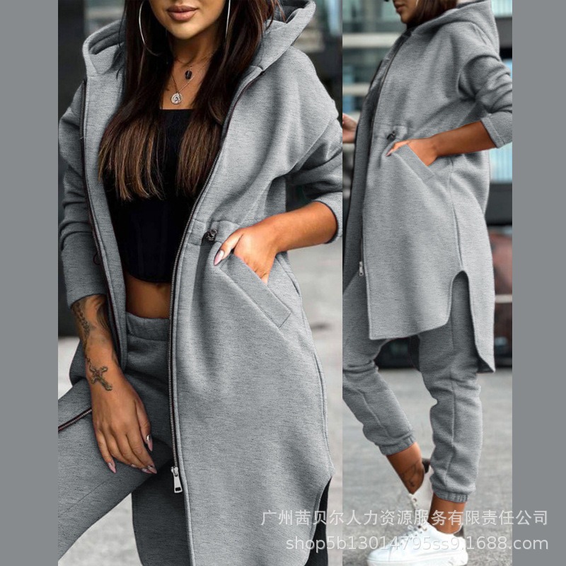 Women's Hooded Zipper Irregula - مراجعة Winter Clothing Kit وسعره