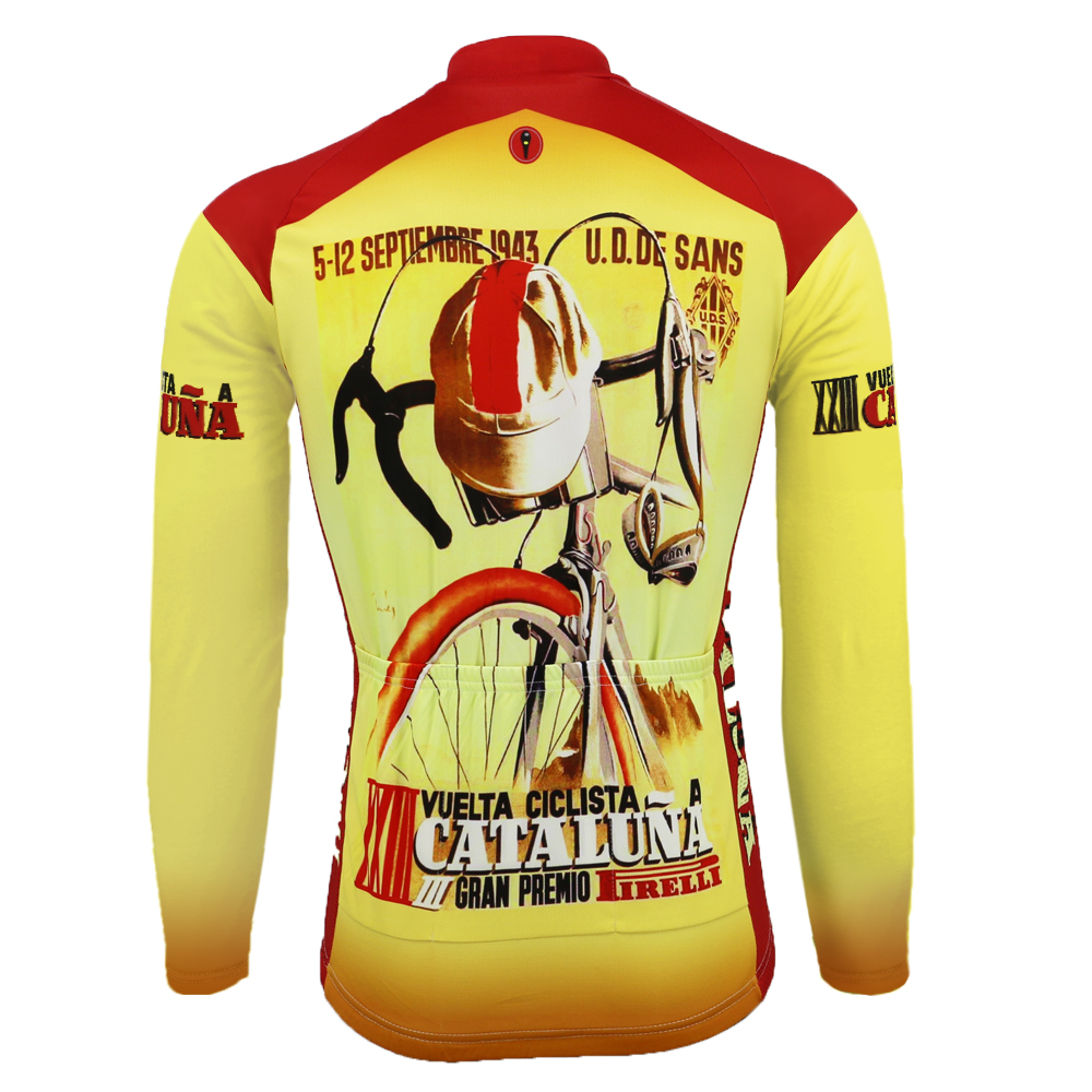 Classical 1943 team cycling Je - مراجعة Yellow Winter Clothing وسعره