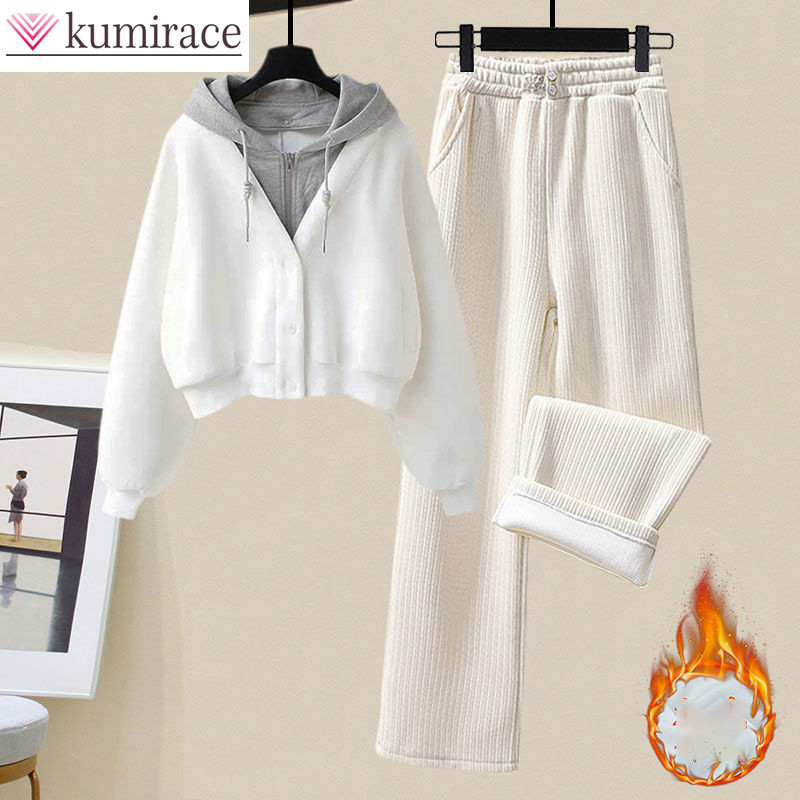 Plush and Thickened Hoodie Jac - مراجعة Winter Clothing Kit وسعره