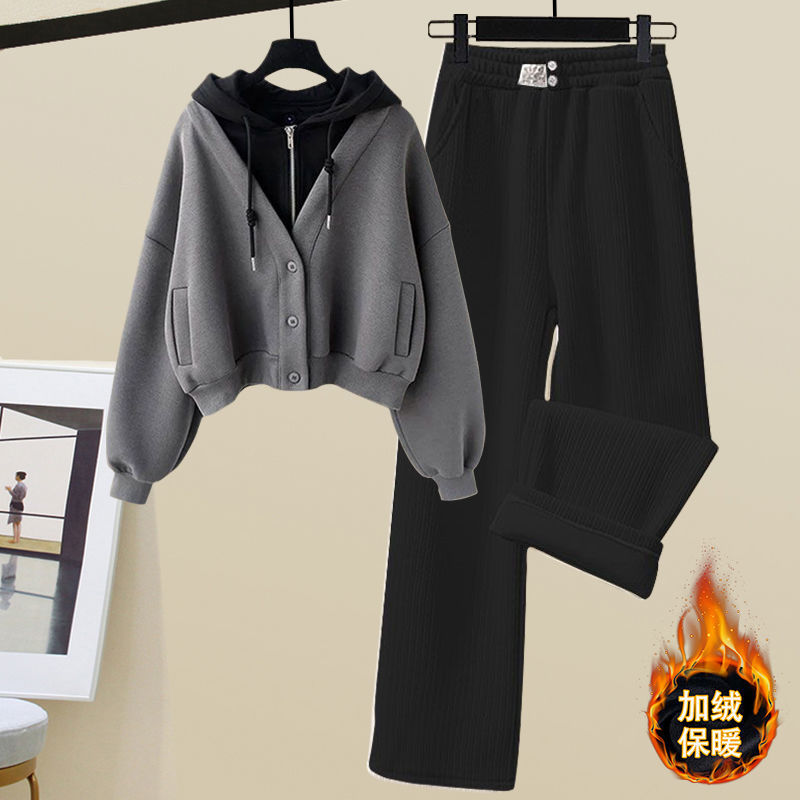 Plush and Thickened Hoodie Jac - مراجعة Winter Clothing Kit وسعره