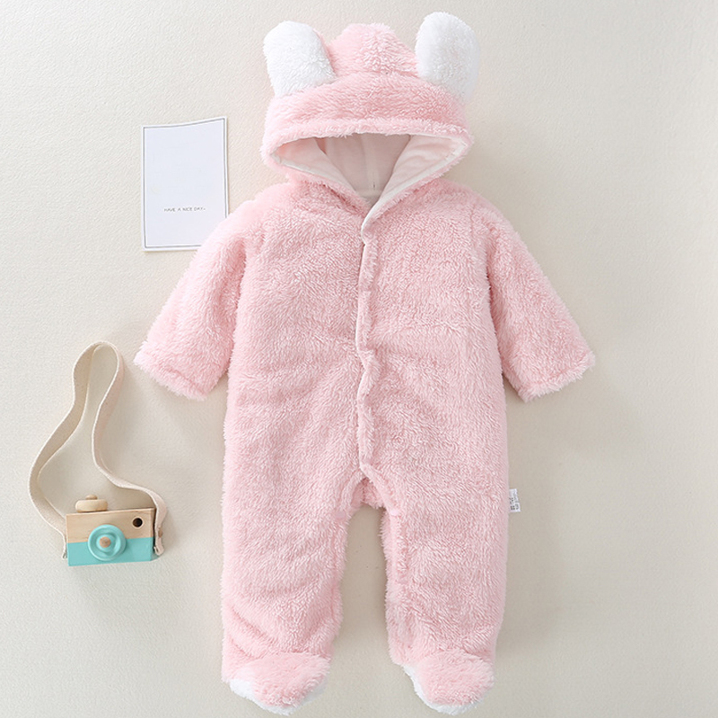 Winter Baby Boy Romper Hooded  - مراجعة Winter Clothing Baby Boy وسعره