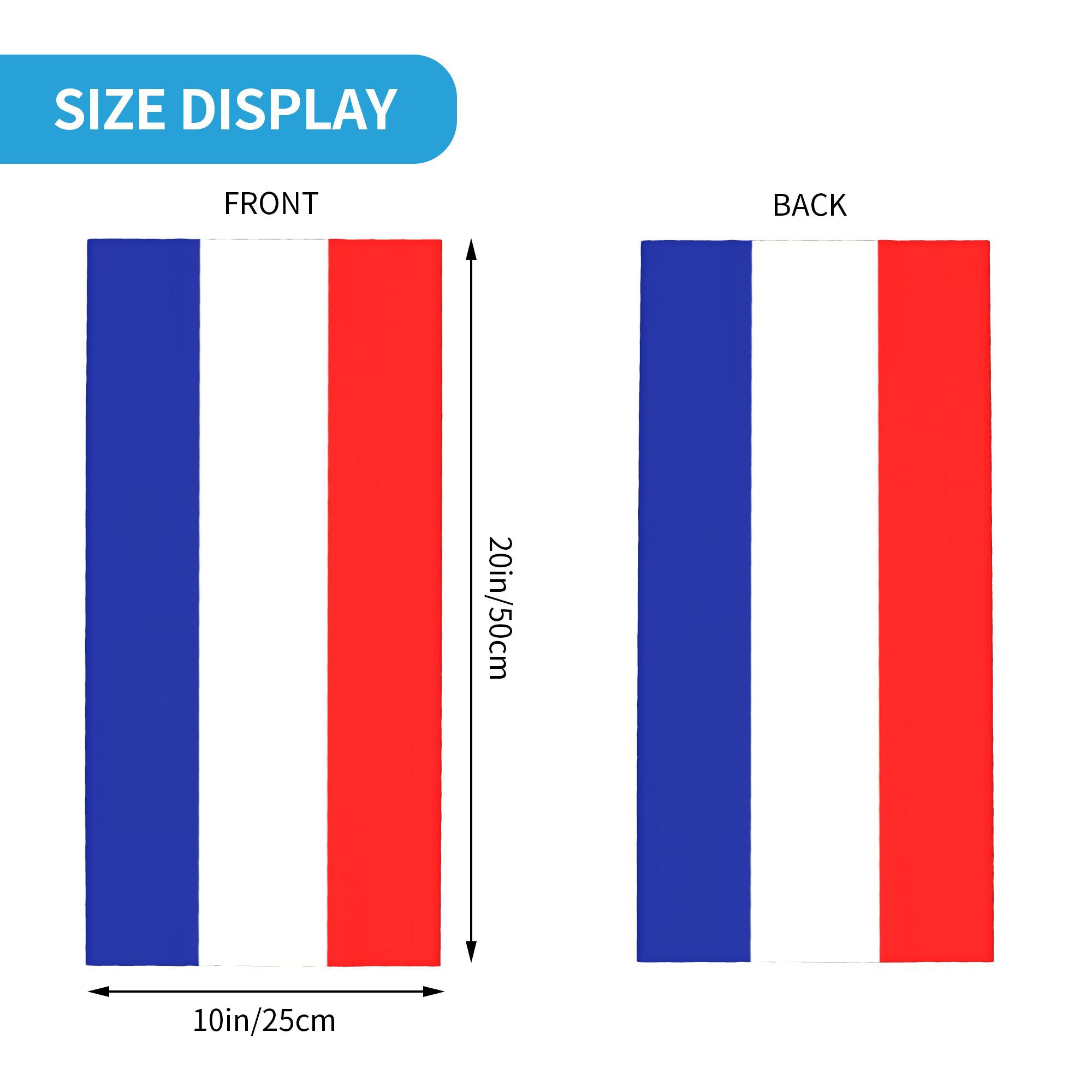 Custom French Flag France Band - مراجعة Neck Gaiter Fleece وسعره