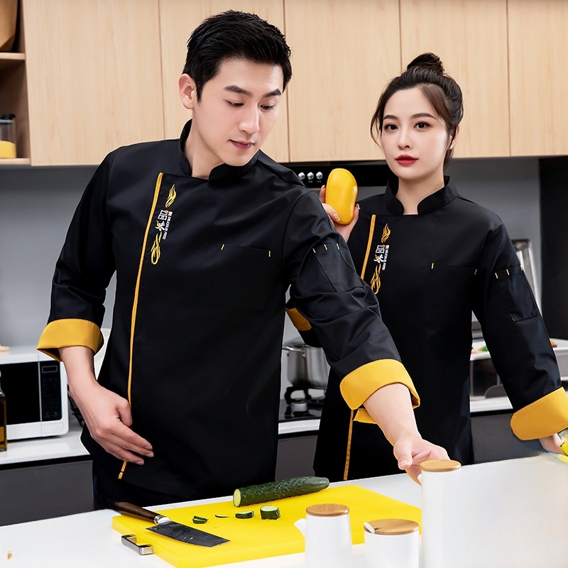 Long Sve Chef Work orms for Me - مراجعة Winter Clothing Logos وسعره
