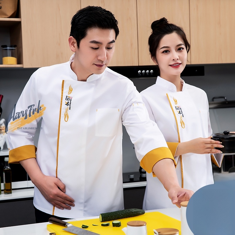 Long Sve Chef Work orms for Me - مراجعة Winter Clothing Logos وسعره