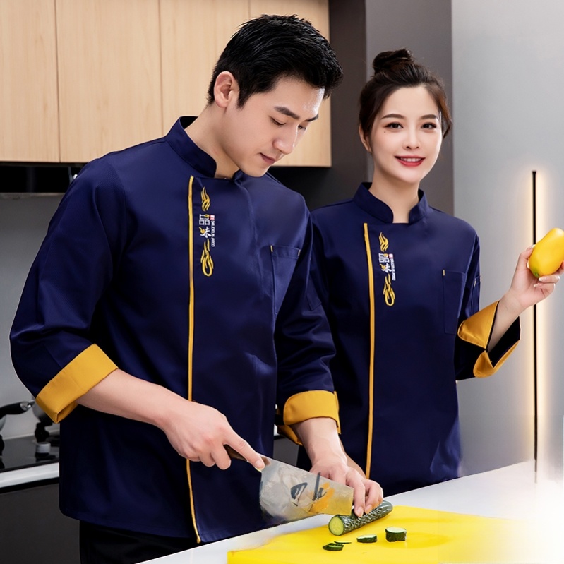 Long Sve Chef Work orms for Me - مراجعة Winter Clothing Logos وسعره