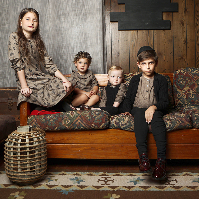 AA AW25 Printed Linen + Knit S - مراجعة Winter Clothing Kids وسعره