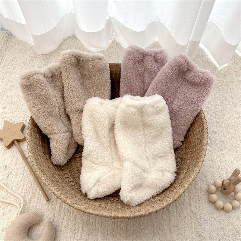 Warm Winter Baby Socks Coral F - مراجعة Winter Clothing For Toddlers وسعره