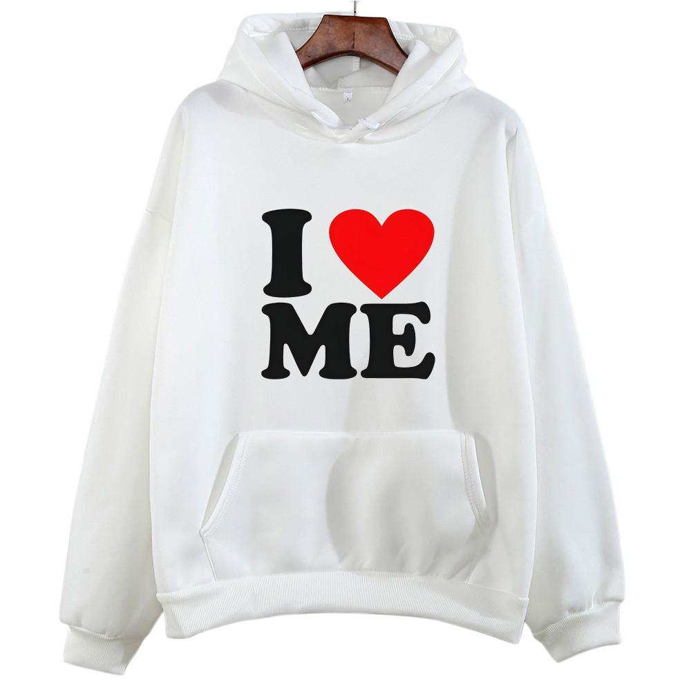 I Love Me Print Sweatshirts Pr - مراجعة Winter Clothing Drawing وسعره