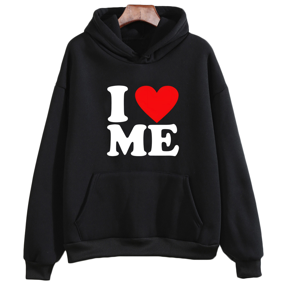 I Love Me Print Sweatshirts Pr - مراجعة Winter Clothing Drawing وسعره