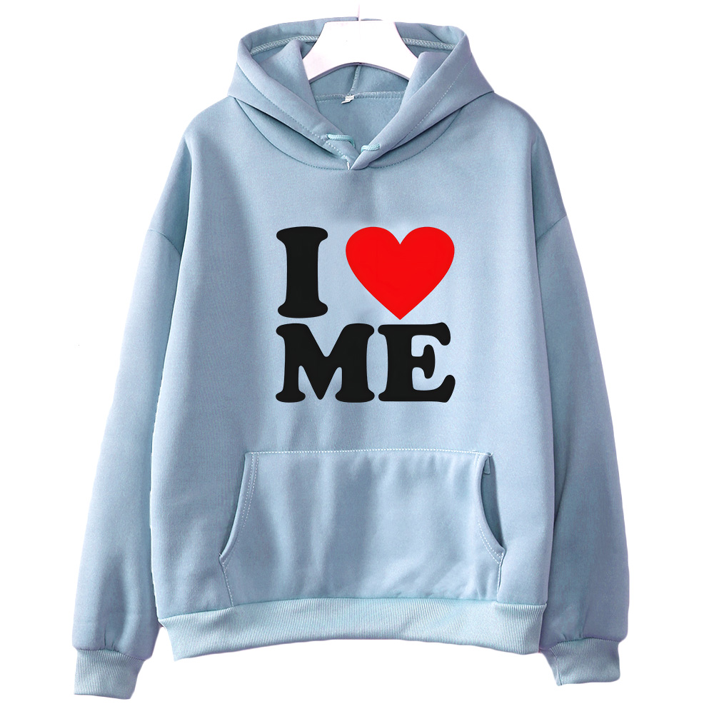 I Love Me Print Sweatshirts Pr - مراجعة Winter Clothing Drawing وسعره