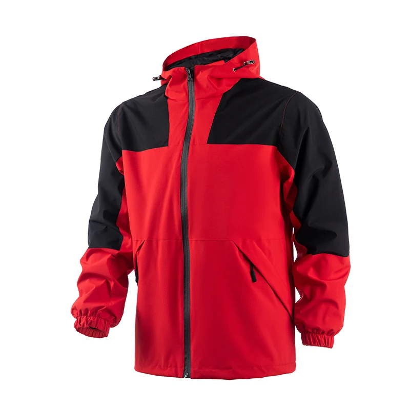 Men Jacket Hooded Windbreaker  - مراجعة Windproof Jacket Softshell وسعره