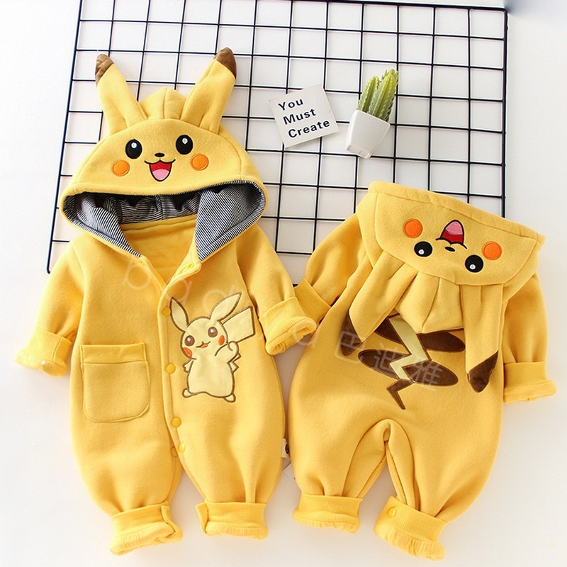 New Cute Cartoon Pokemon Pikac - مراجعة Winter Clothing For Toddlers وسعره