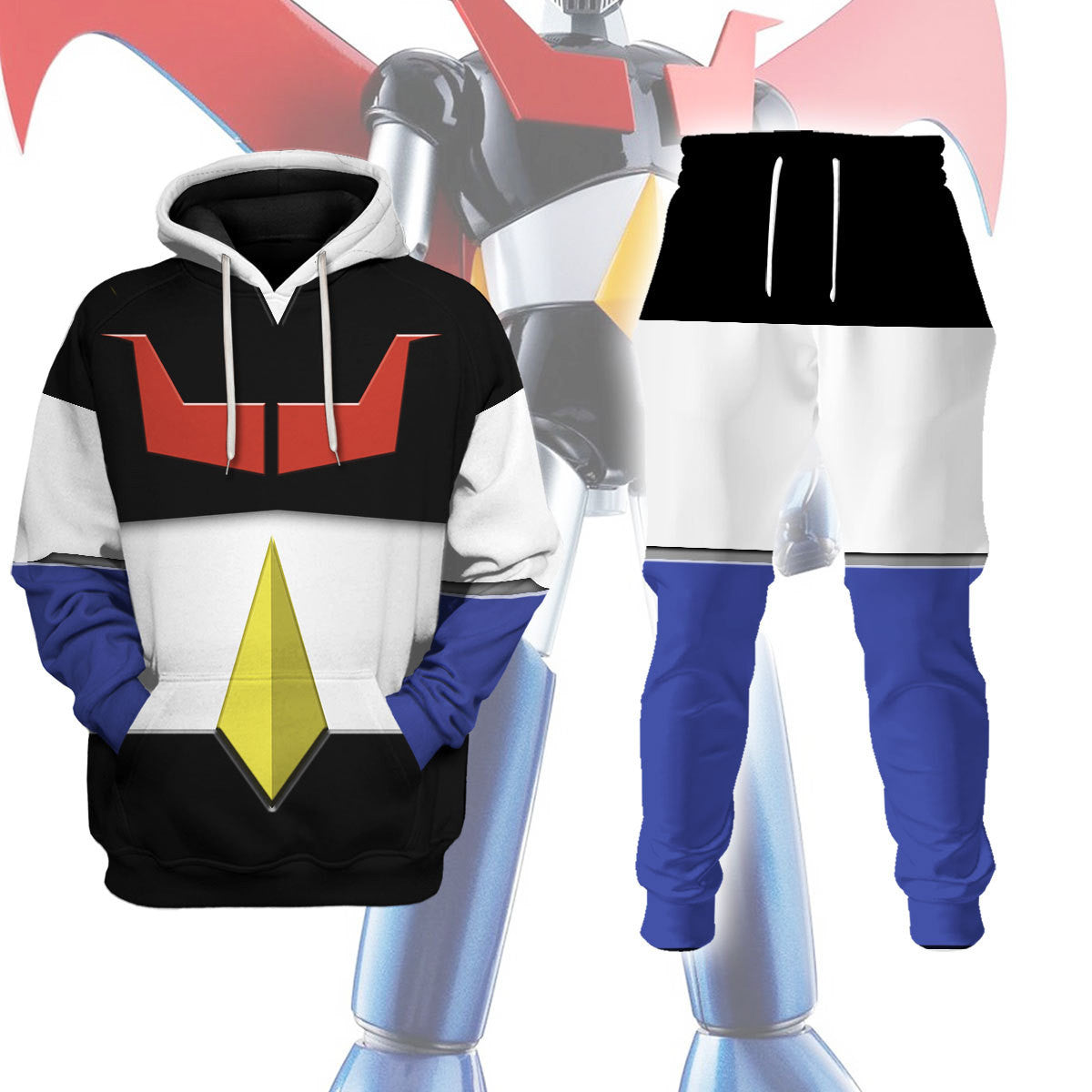 Anime Mazinger Z Cosplay 3D Pr - مراجعة Winter Clothing Hoodie وسعره