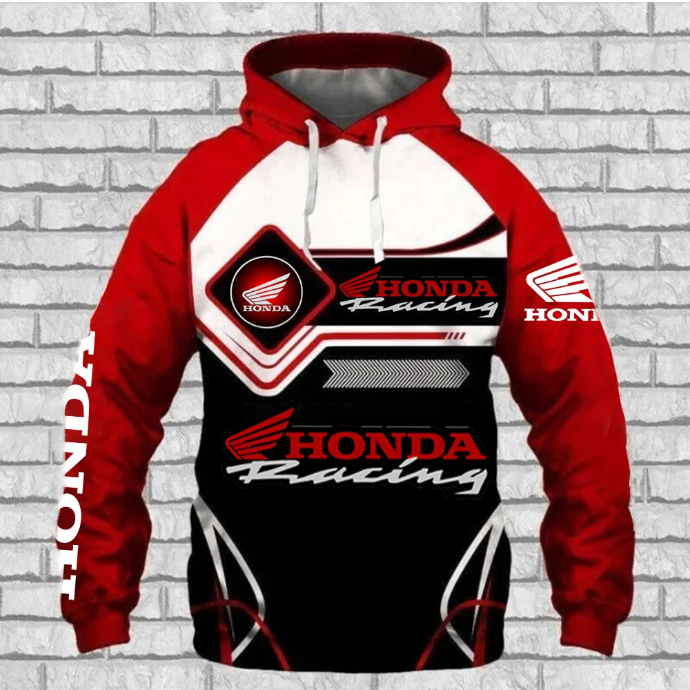 Honda Hoodie Streetwear Fashio - مراجعة Winter Clothing Logos وسعره