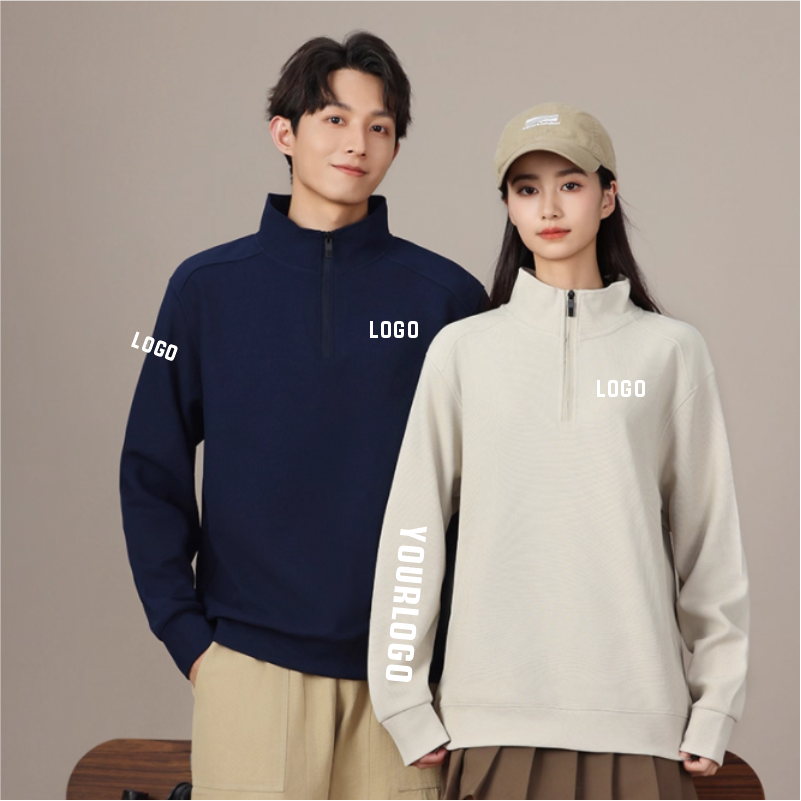 Custom Logo Men Half-zip Sweat - مراجعة Winter Clothing Logos وسعره