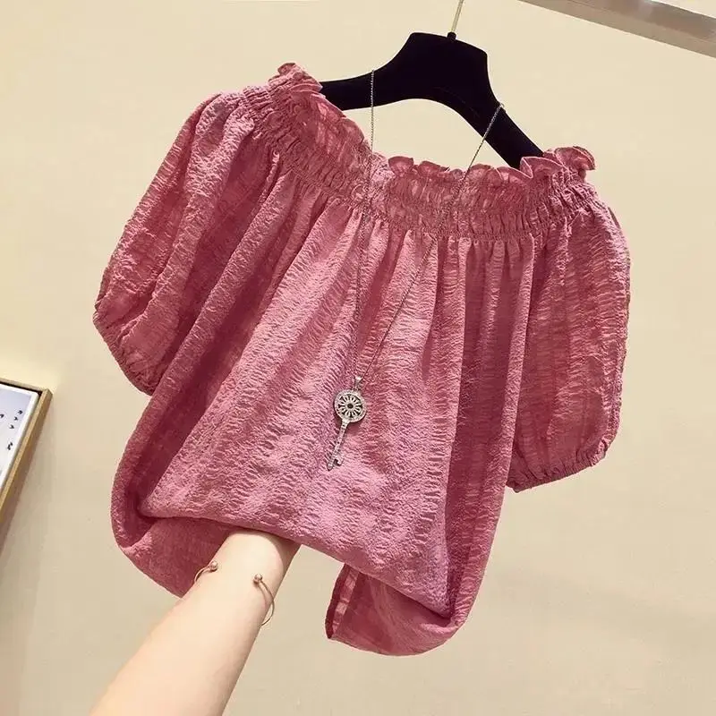 Rose Red casual slash neck puf - مراجعة Winter Clothing Kit وسعره