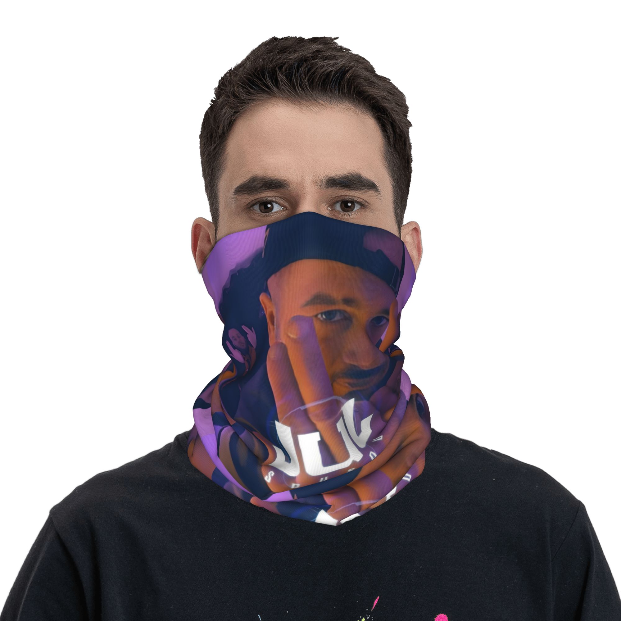 Custom JuL Rap Music Bandana W - مراجعة Neck Gaiter Fleece وسعره