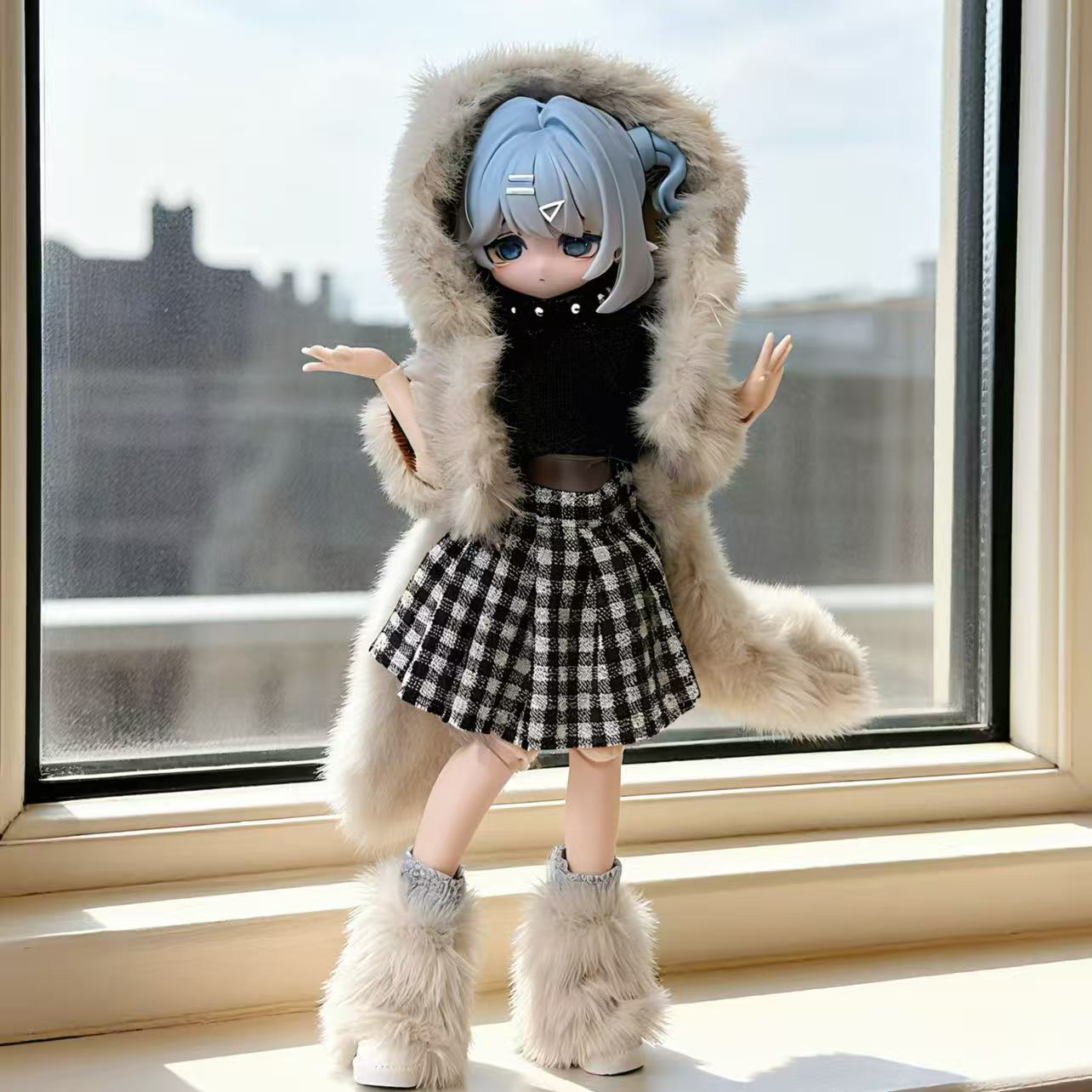 Winter Plush Doll Outfit Set 8 - مراجعة Winter Clothing Kids وسعره