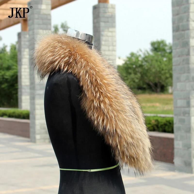 Natural Fur Collar Real raccoo - مراجعة Jacket Winter Clothing وسعره