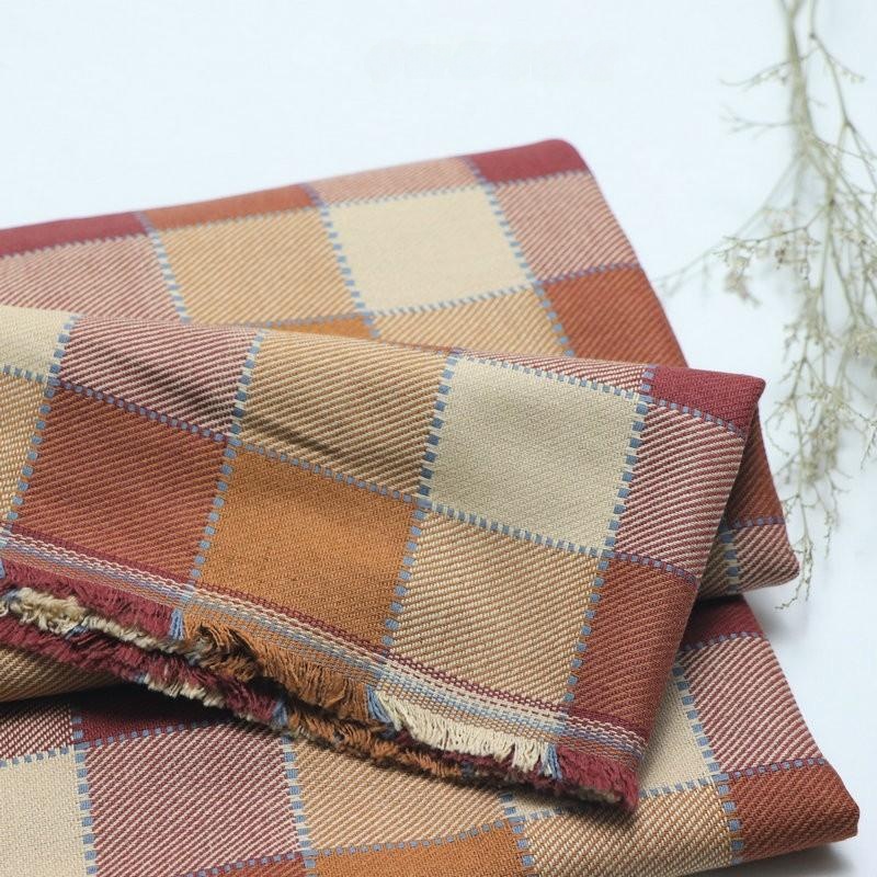 Thick Cotton Linen Fabric Plai - مراجعة Yellow Winter Clothing وسعره
