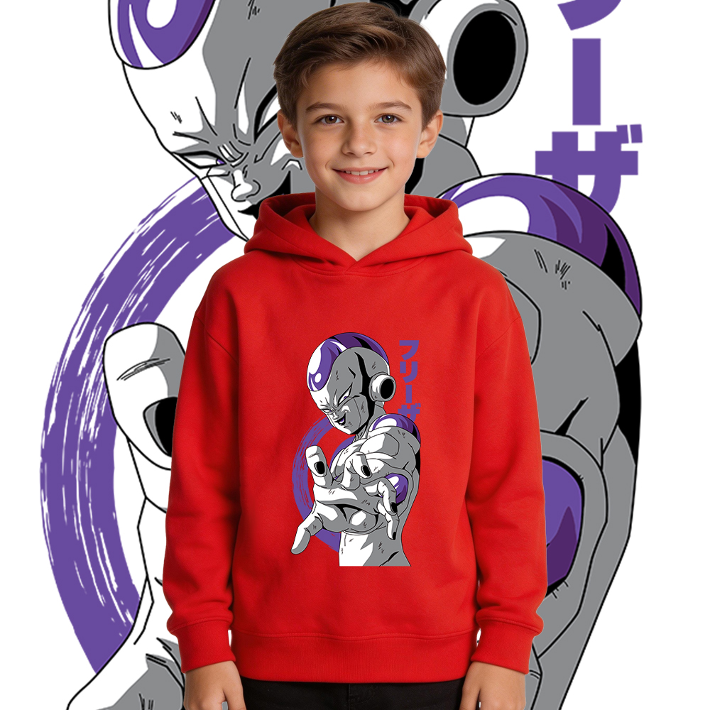 Dbz Freezer Anime Print Boys G - مراجعة Winter Clothing Kids وسعره