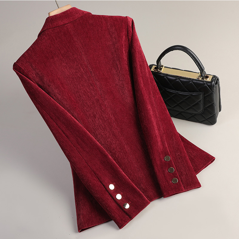 Yellow Gold Velvet Blazer Wome - مراجعة Yellow Winter Clothing وسعره