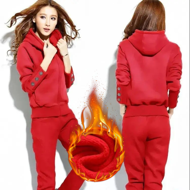 Winter 2 Pieces Sets Hooded Pl - مراجعة Winter Clothing Kit وسعره