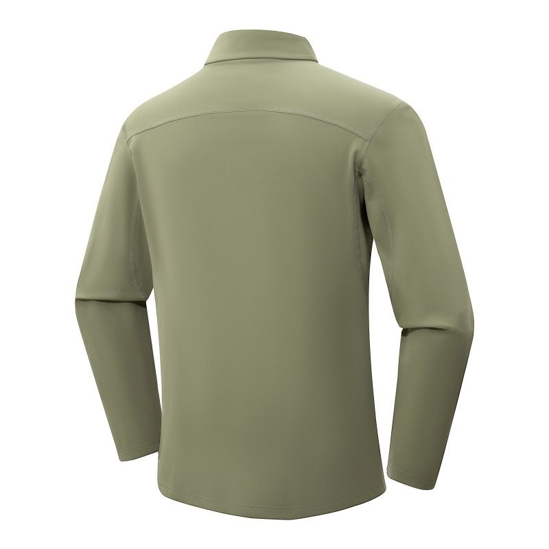 Men's Long Sleeve Fleece-lined - مراجعة Winter Clothing Logos وسعره