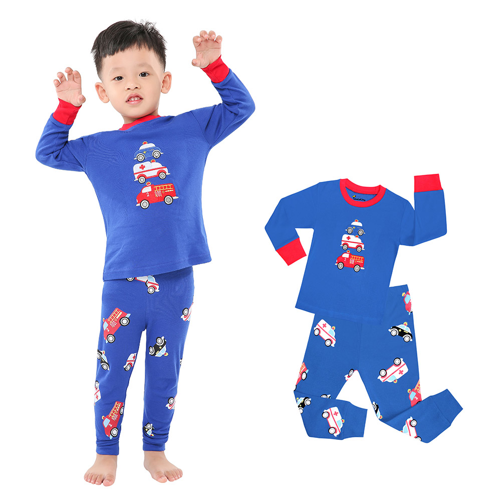 100 Cotton Boys Pajamas Sets 2 - مراجعة Winter Clothing For Toddlers وسعره