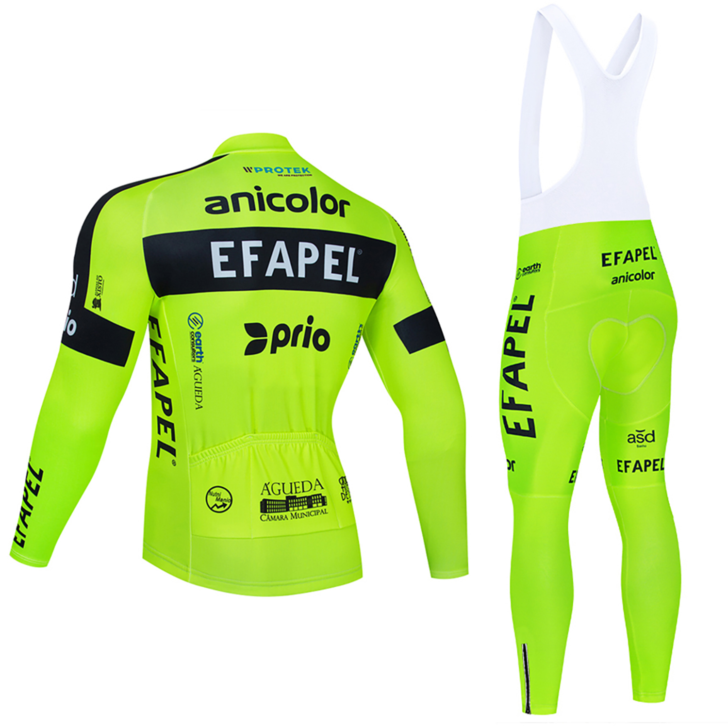 Fluor Yellow Cycling  Jersey E - مراجعة Yellow Winter Clothing وسعره